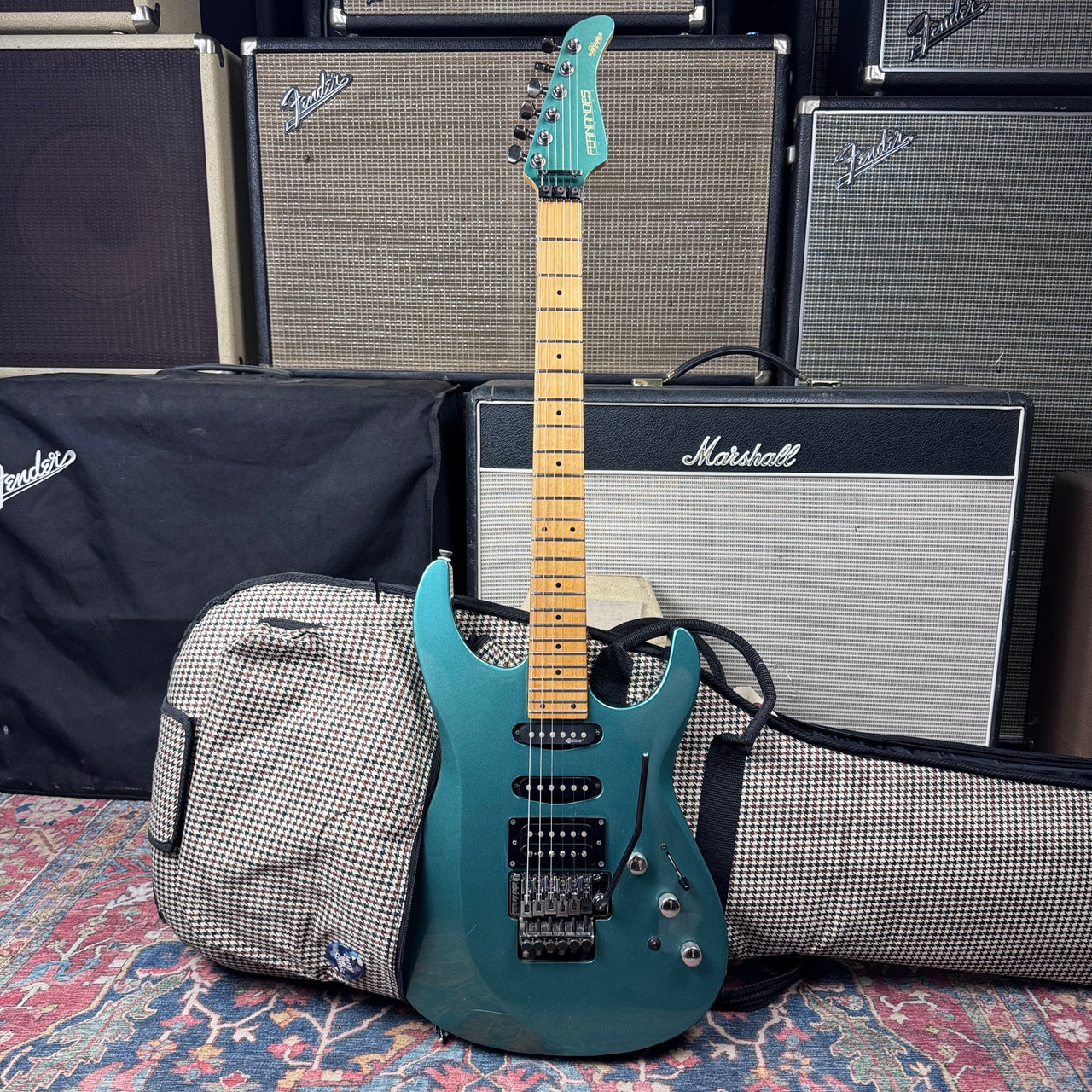 Fernandes Revolver FR-55S Sustainer Lite Series Teal Green Made in