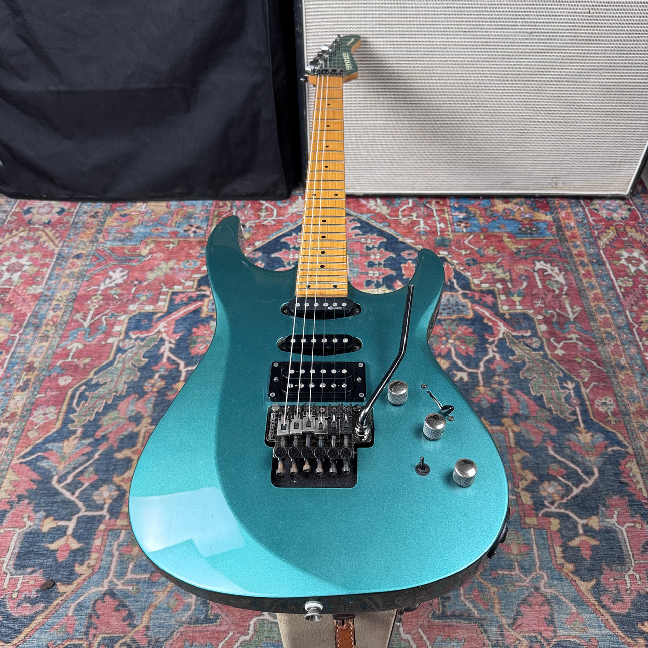 Fernandes Revolver FR-55S Sustainer Lite Series Teal Green Made in