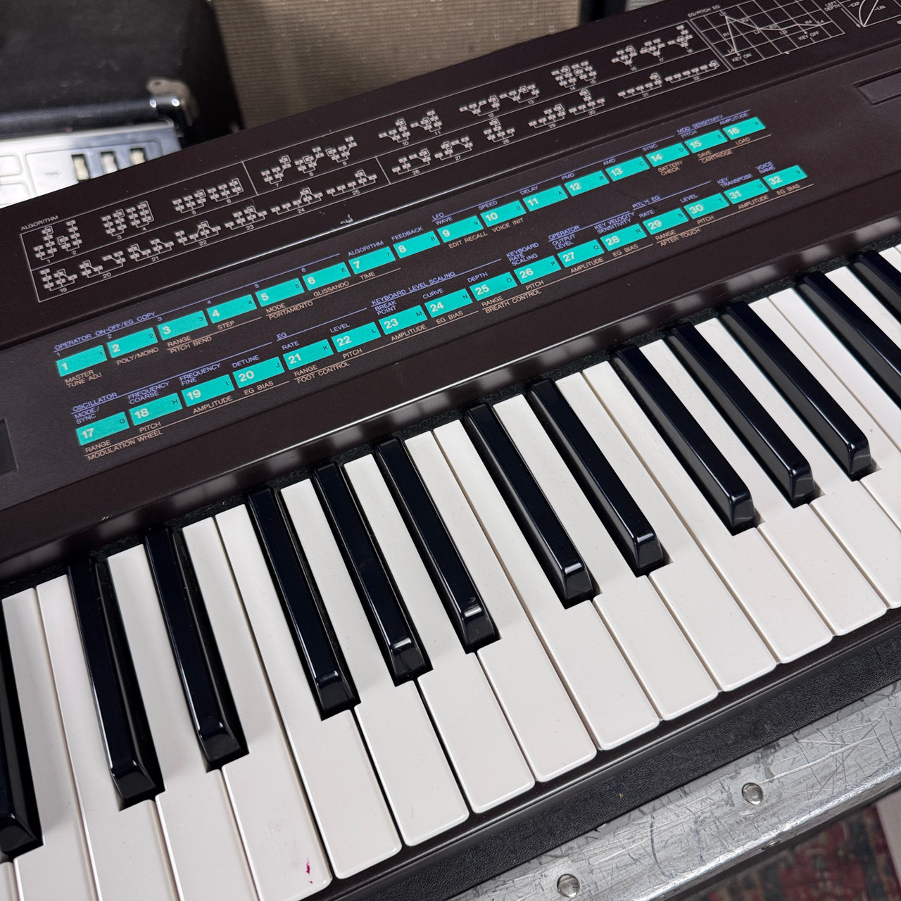 Yamaha DX-7 Digital FM Synthesizer 61 Key - 1980's