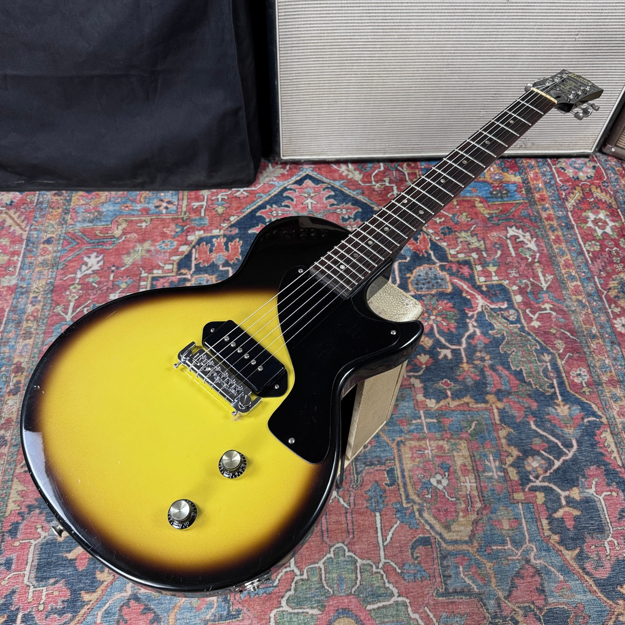 burny lespaul junior タイプ　RLJ 日本製 Burny Rock'n Roll Version Les Paul Junior RLJ-55 Brown Sunburst