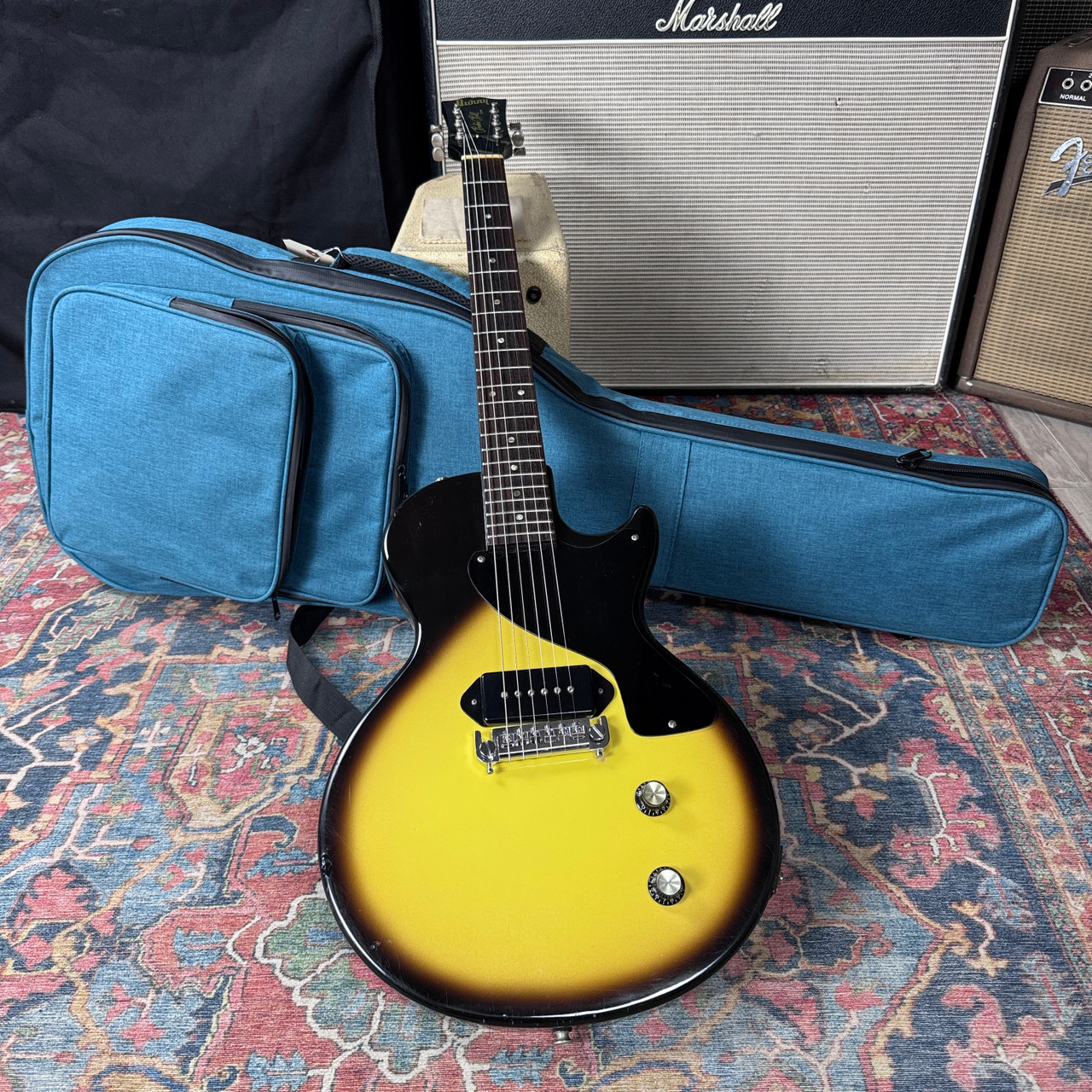 Burny Rock'n Roll Version Les Paul Junior RLJ-55 Brown Sunburst