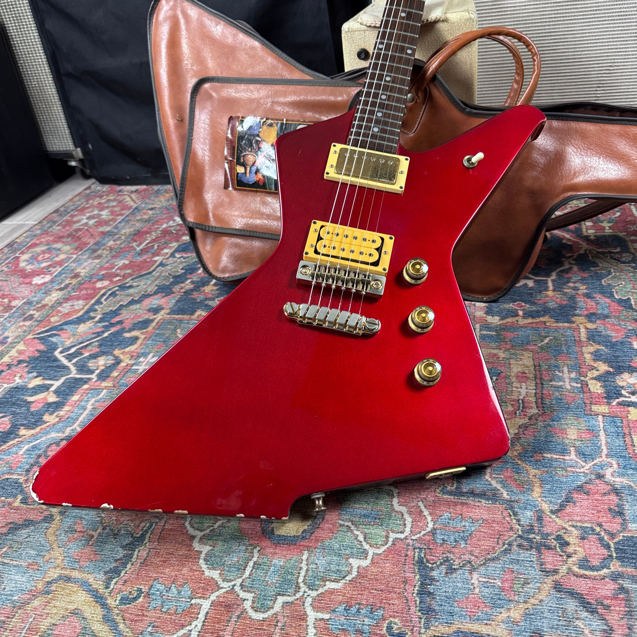 【中古】Ibanez Destroyer ll Ibanez Destroyer II DT400 Explorer Style Set Neck Mahogany - 1982