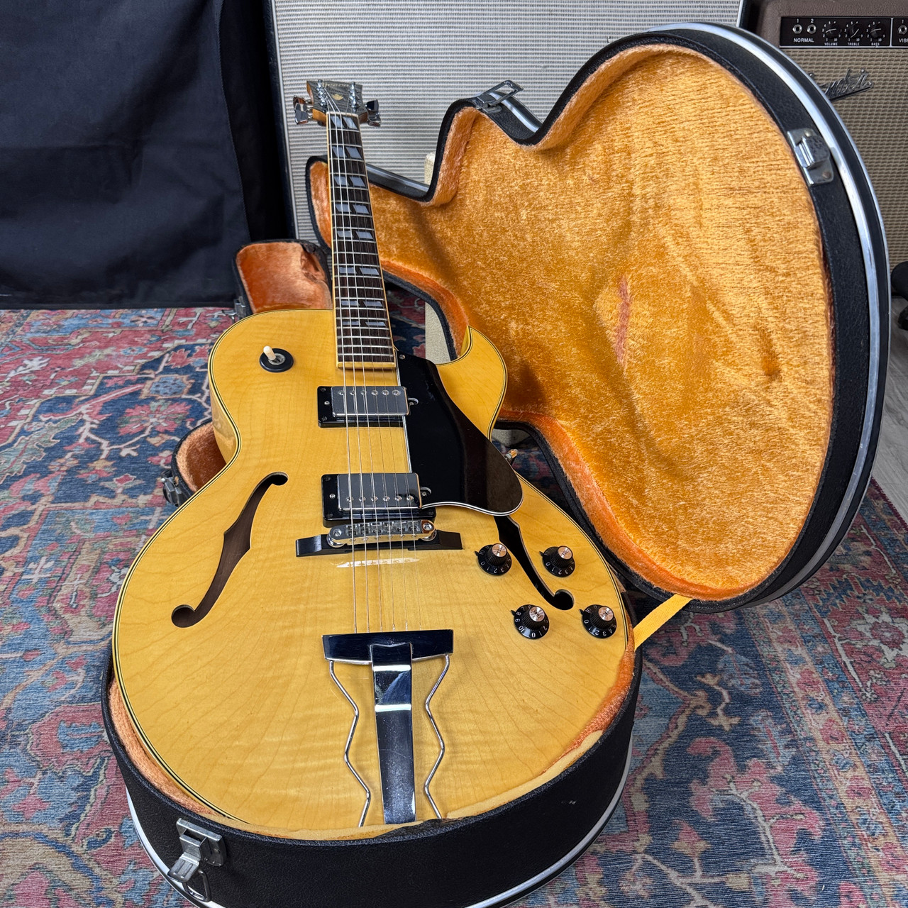 Greco ES-175 Hollow Body Model N60 Natural MIJ Fujigen - 1976