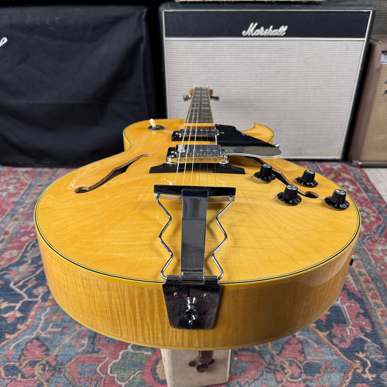 Greco ES-175 Hollow Body Model N60 Natural MIJ Fujigen - 1976