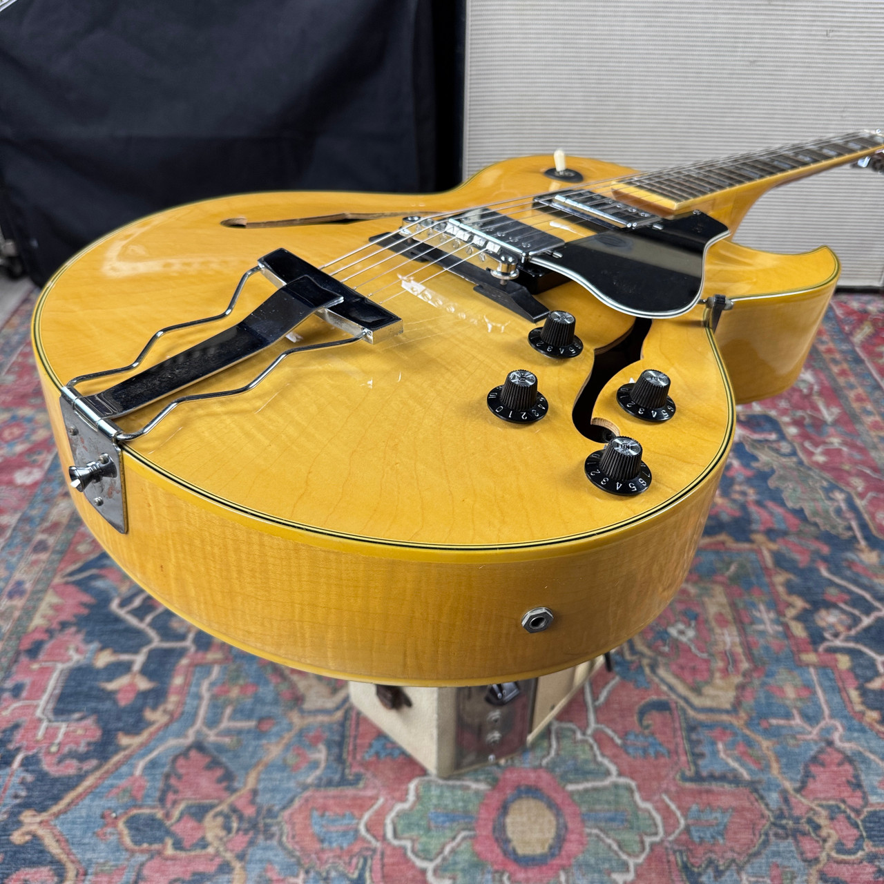 Greco ES-175 Hollow Body Model N60 Natural MIJ Fujigen - 1976