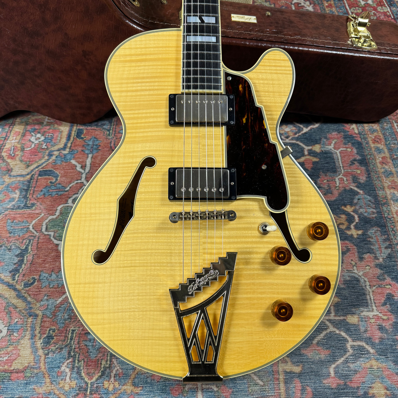 2013 D'Angelico NYSS 3BFM Custom Semi Hollow Body Flame Maple
