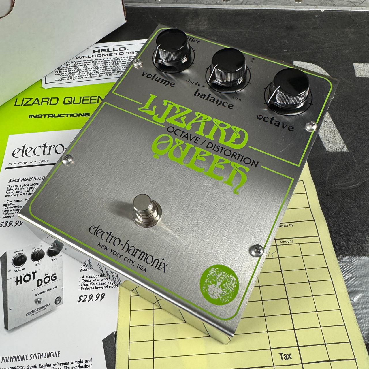 Electro-Harmonix Lizard Queen Octave Fuzz Pedal by JHS - #868