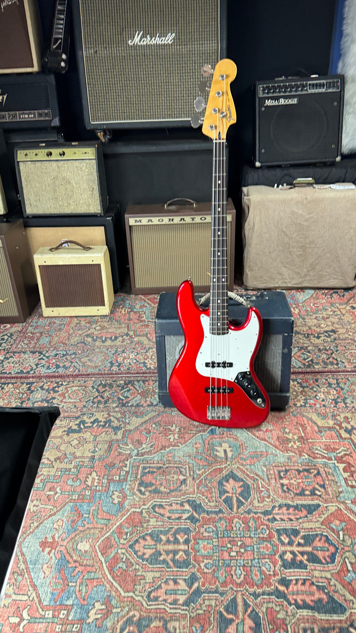 1991-92 Fender Standard Jazz Bass JB-STD Candy Apple Red