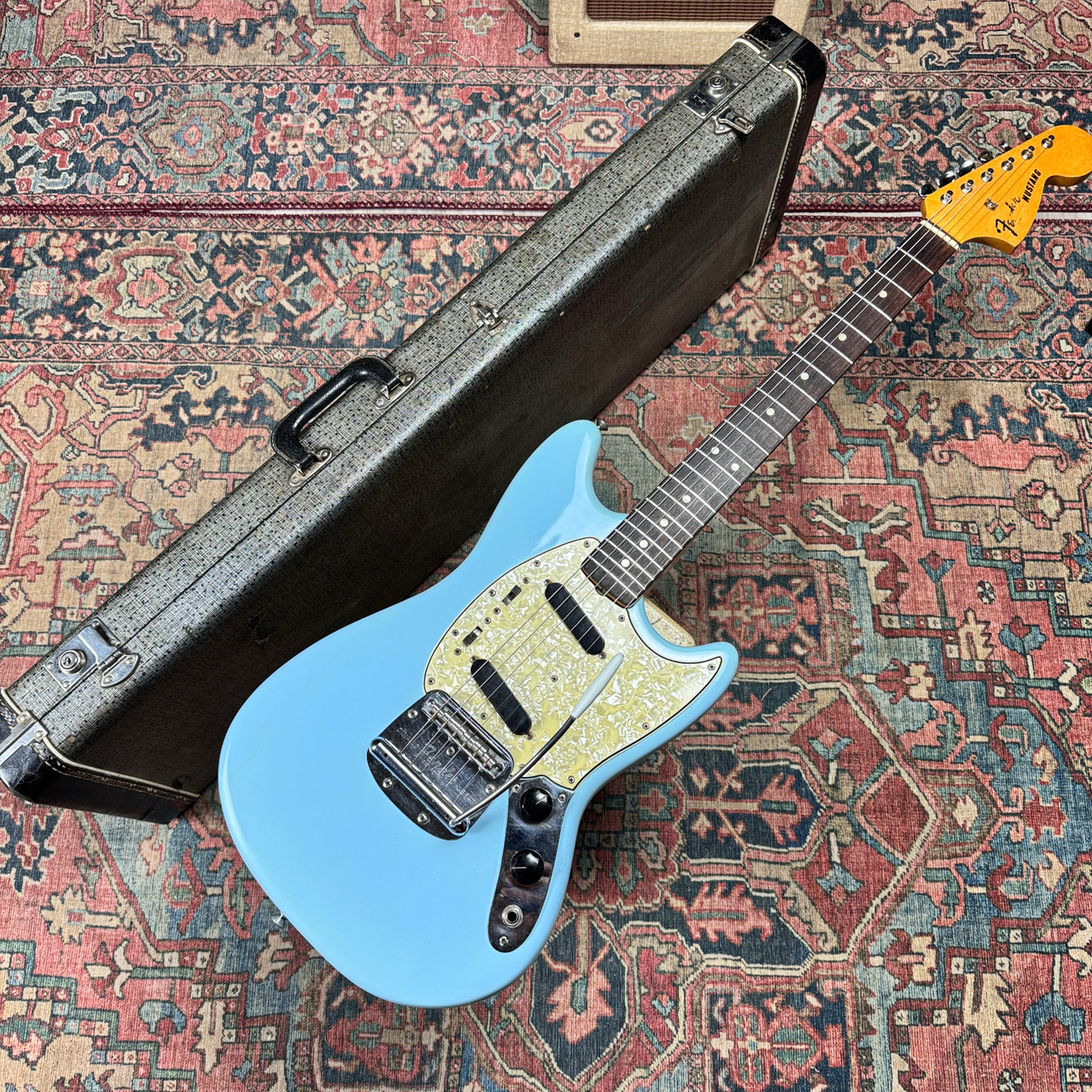 1966 Fender Mustang Sonic Blue Refin