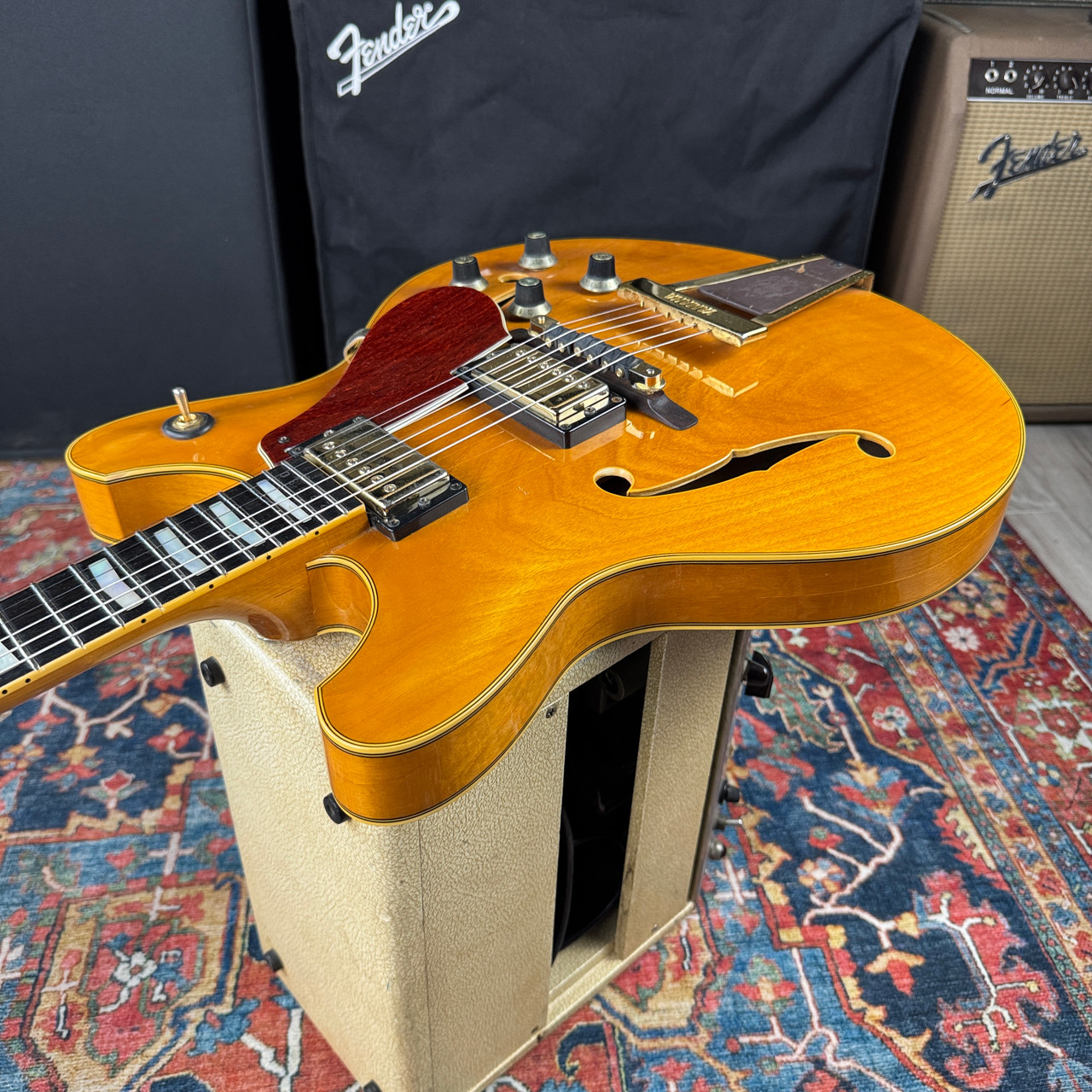 1974 Yamaha SA90 Semi Hollow Natural 100% Original w/OHSC
