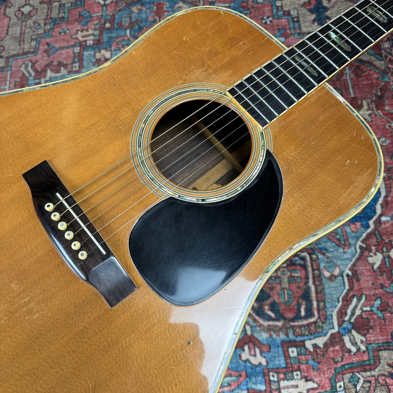 1974 Ryoji Matsuoka D41 Style W300 Solid Spruce Top Indian RW