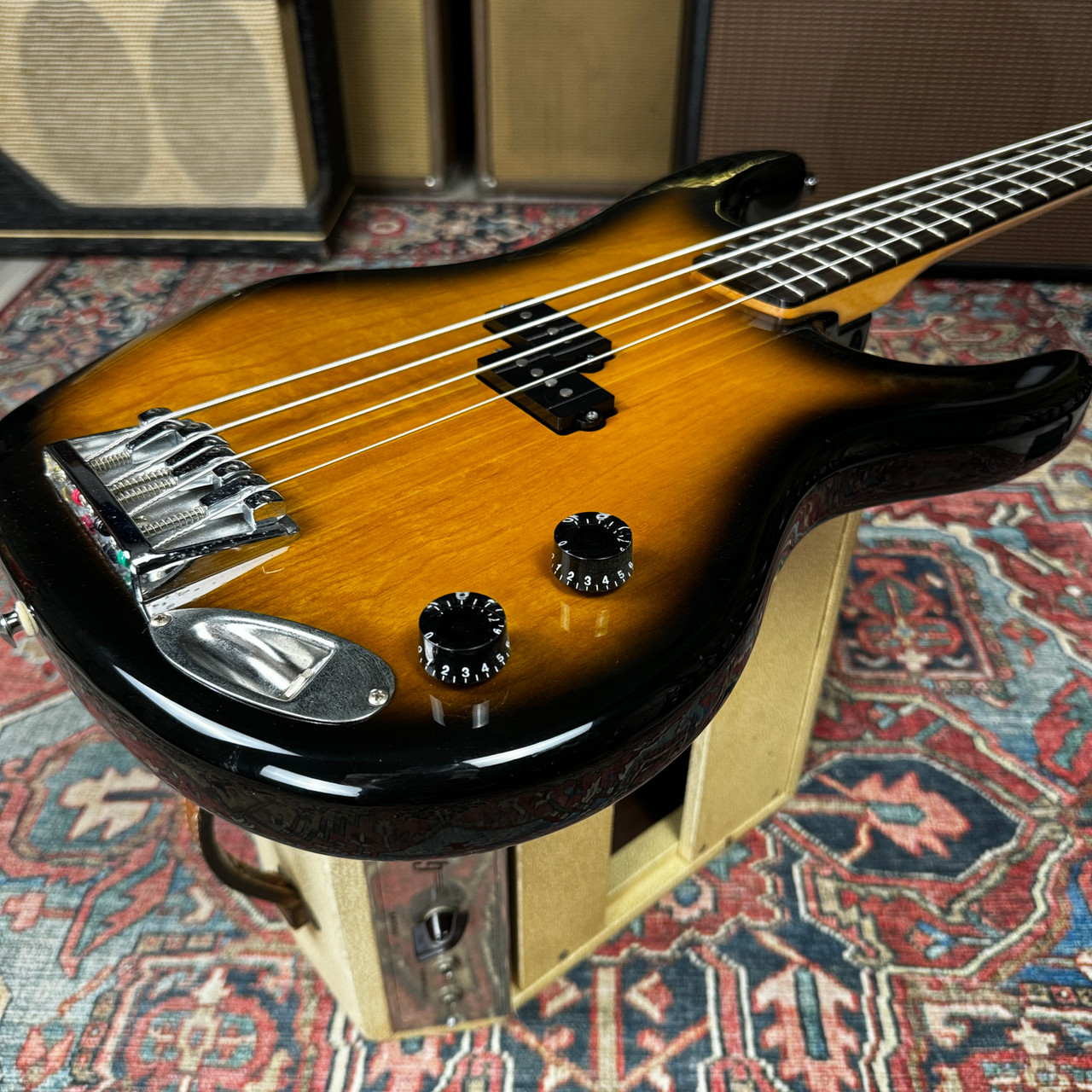 Greco Pegasus Solid Ash Precision Bass 2 Tone SB 1990's