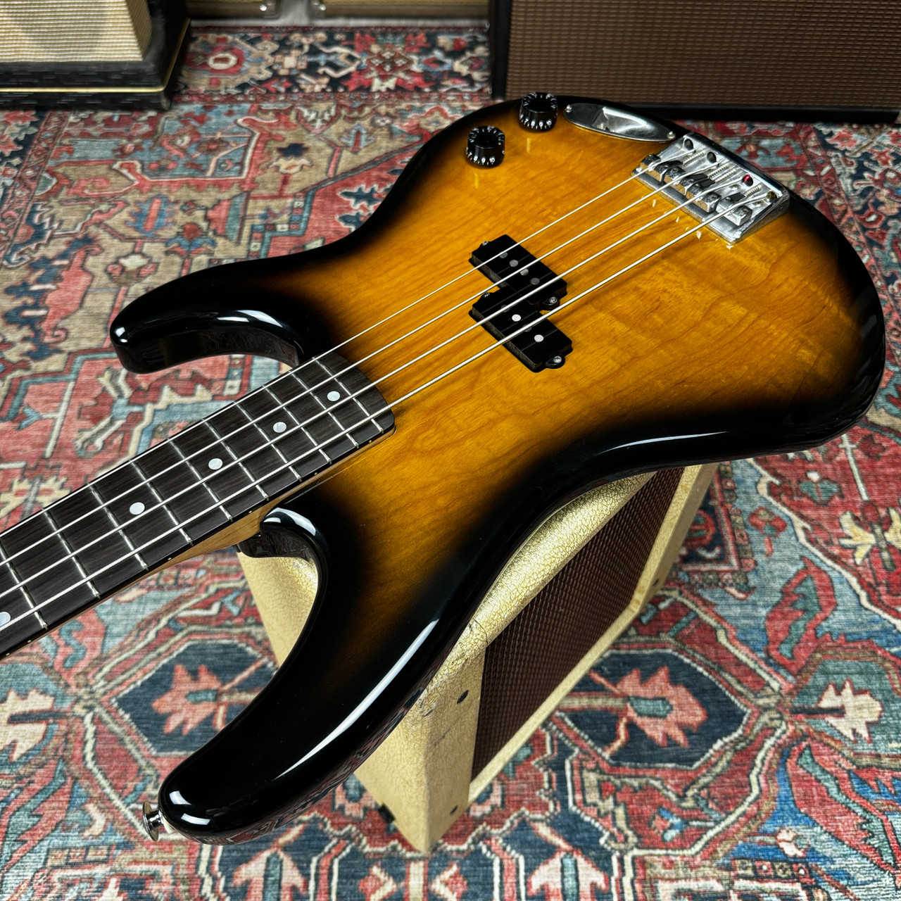 Greco Pegasus Solid Ash Precision Bass 2 Tone SB 1990's