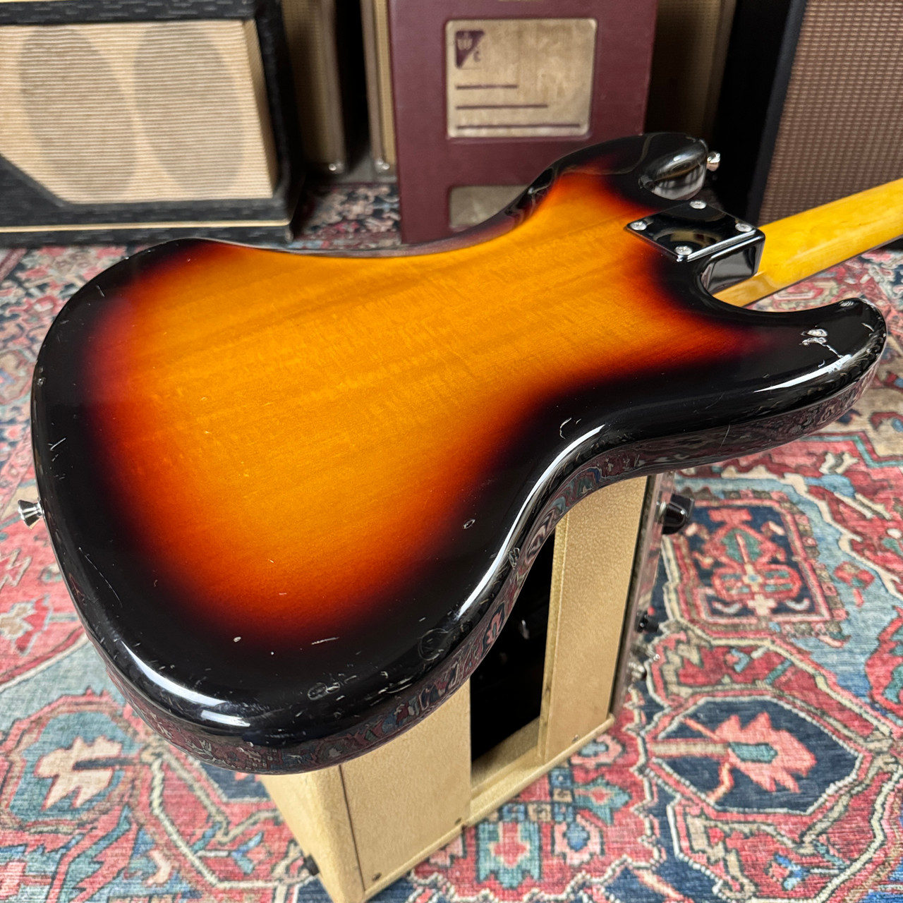 1995 Fender 62 Vintage Reissue Lefty Jazz Bass JB-62LH 3TS