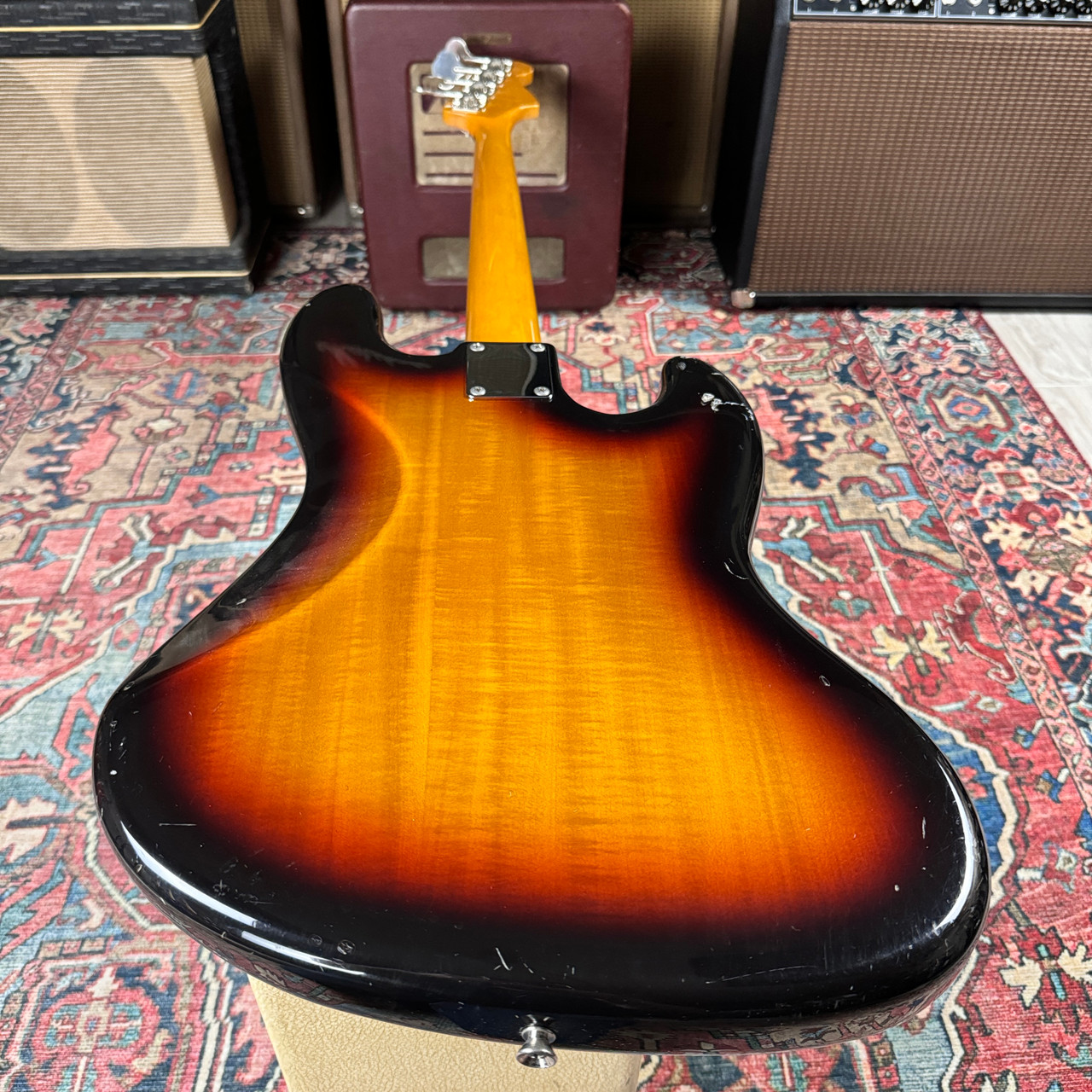 1995 Fender 62 Vintage Reissue Lefty Jazz Bass JB-62LH 3TS