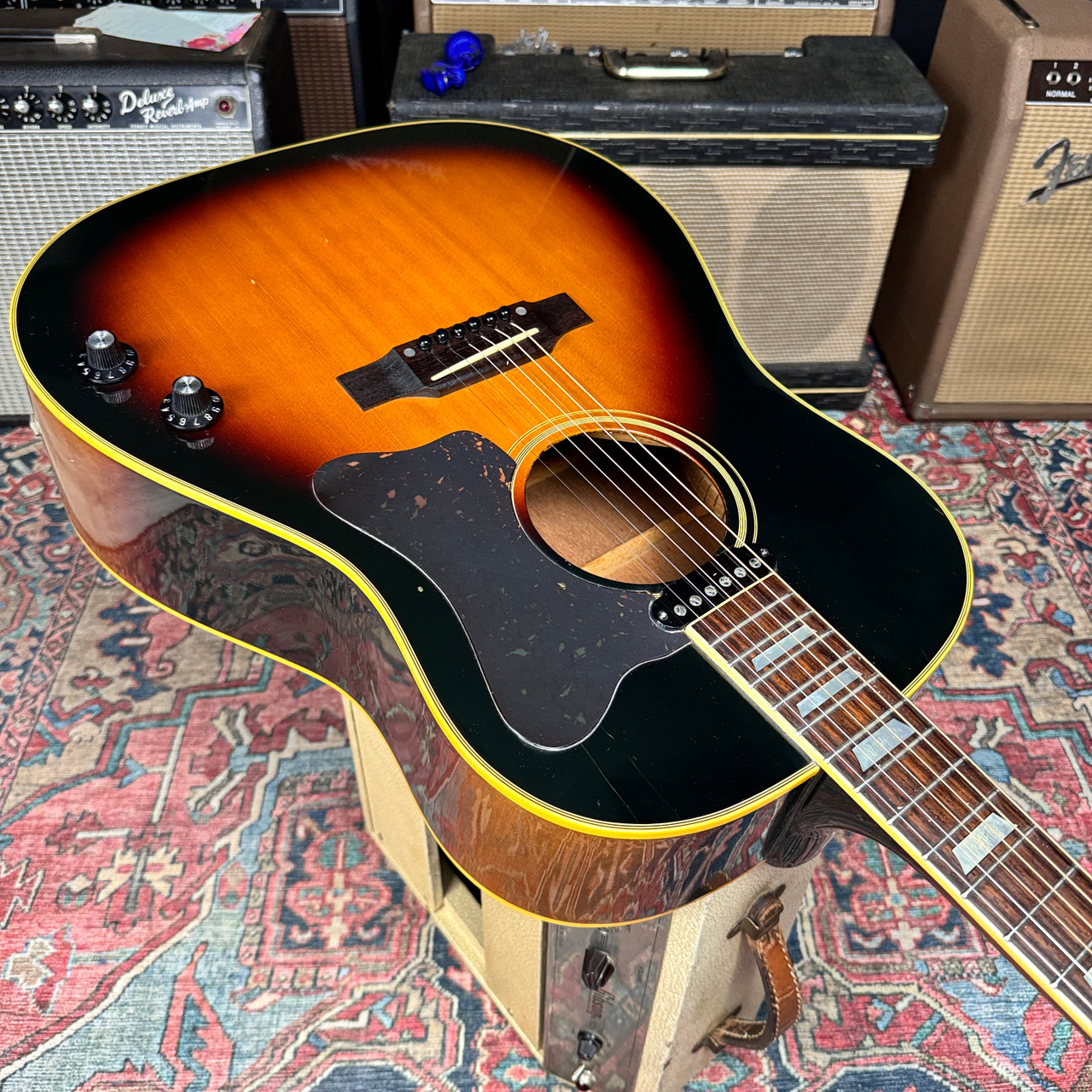 Video* Greco J-160E Style John Lennon Model W404-BSE Electric 