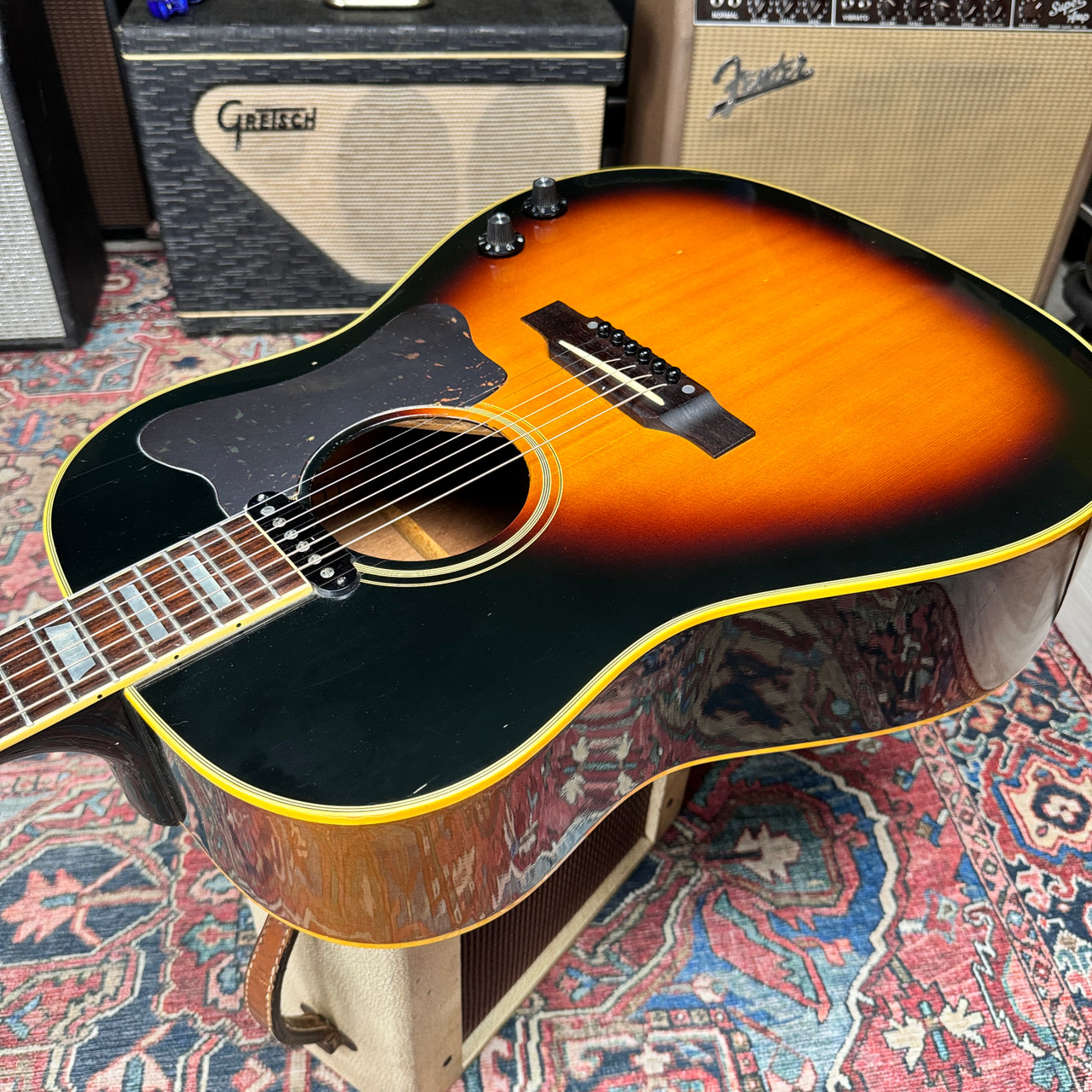 Video* Greco J-160E Style John Lennon Model W404-BSE Electric 