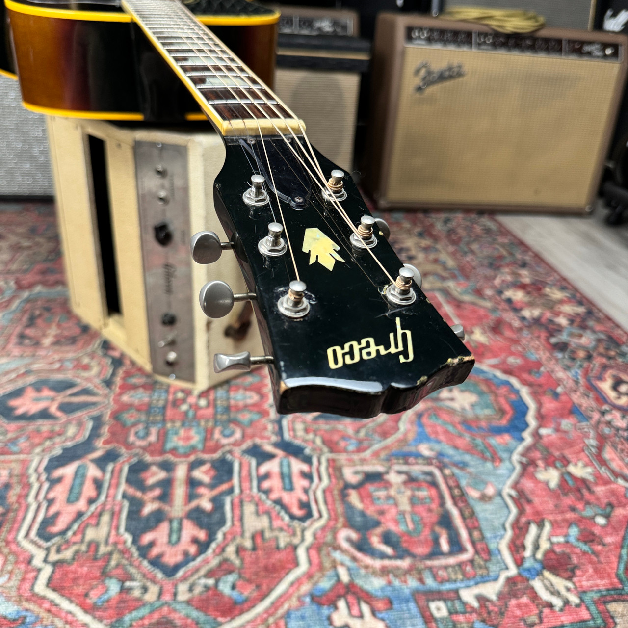 Video* Greco J-160E Style John Lennon Model W404-BSE Electric