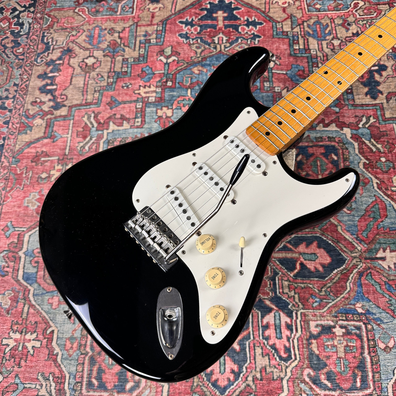 ギター Fender Stratcaster 57 vintage Series 1993 Fender Vintage Reissue 1957 Stratocaster ST-57 Black