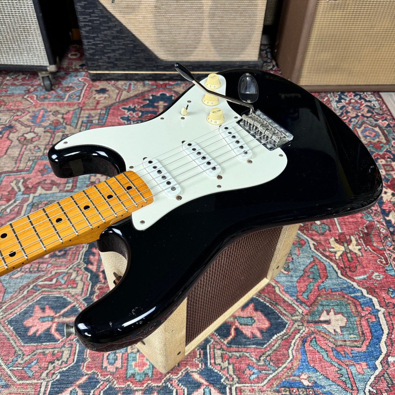 Fender 1957 Vintage Reissue Stratocaster ST-57 Black Texas