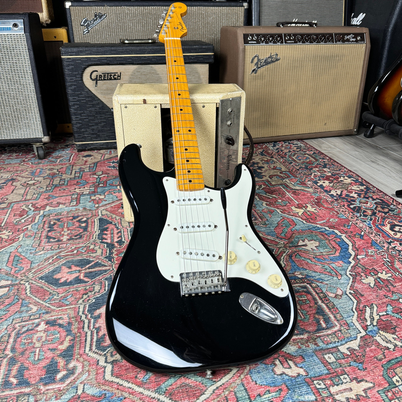 Fender 1957 Vintage Reissue Stratocaster ST-57 Black Texas