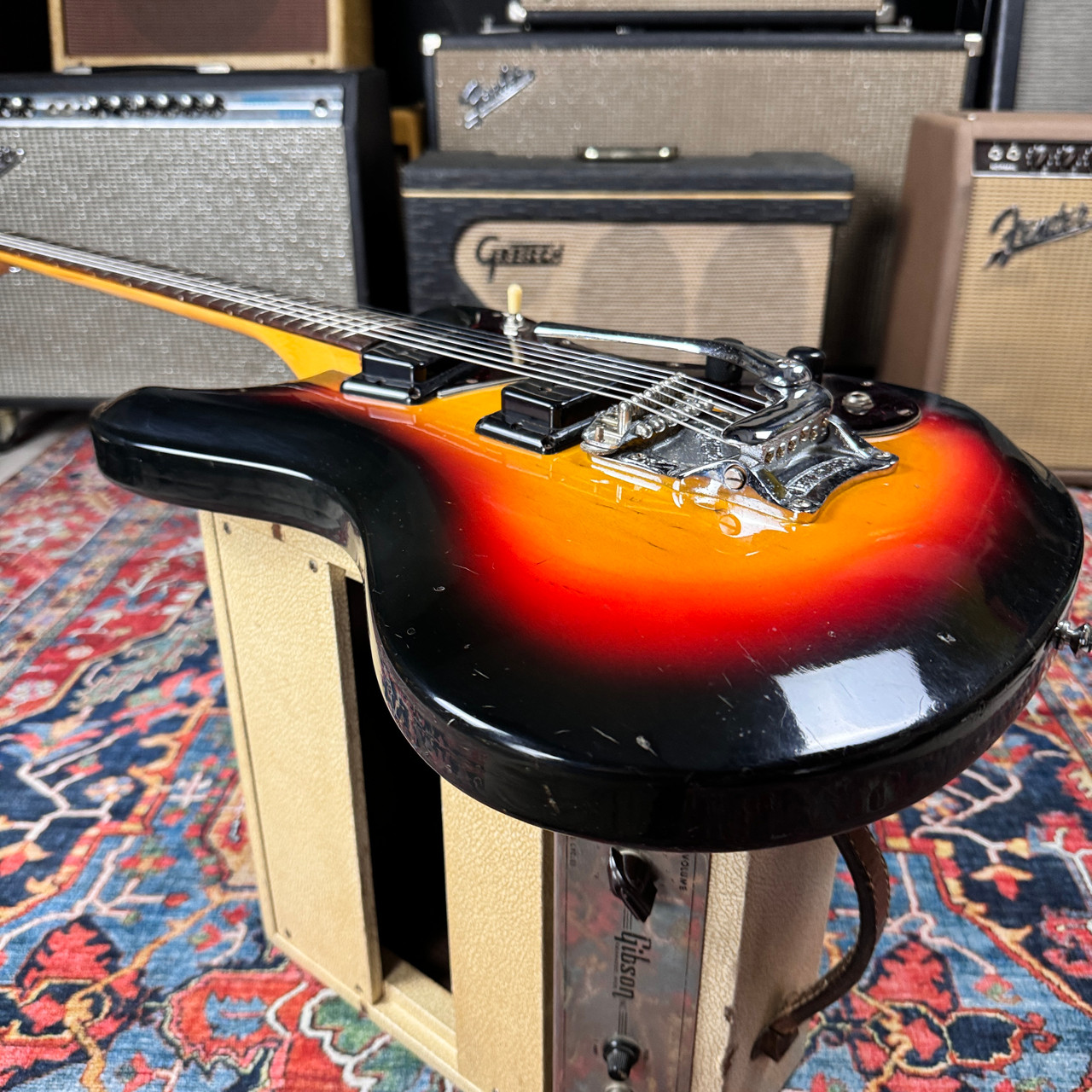 Morales ギター　日本製 1960's Morales Japan (Mosrite) Ventures Offset Guitar - 3TS