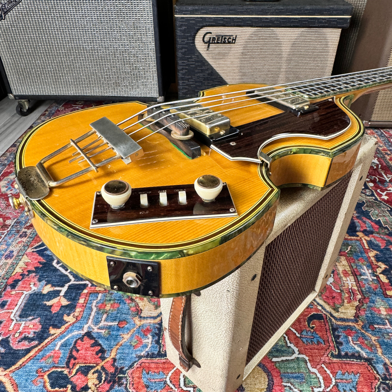 Greco Violin Bass (ケース付) Yahoo!オークション -「グレコバイオリンベース」の落札相場