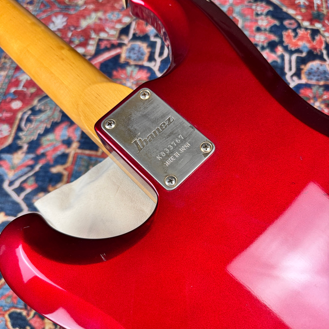 1983 Ibanez RB824 Roadstar Bass Fire Red