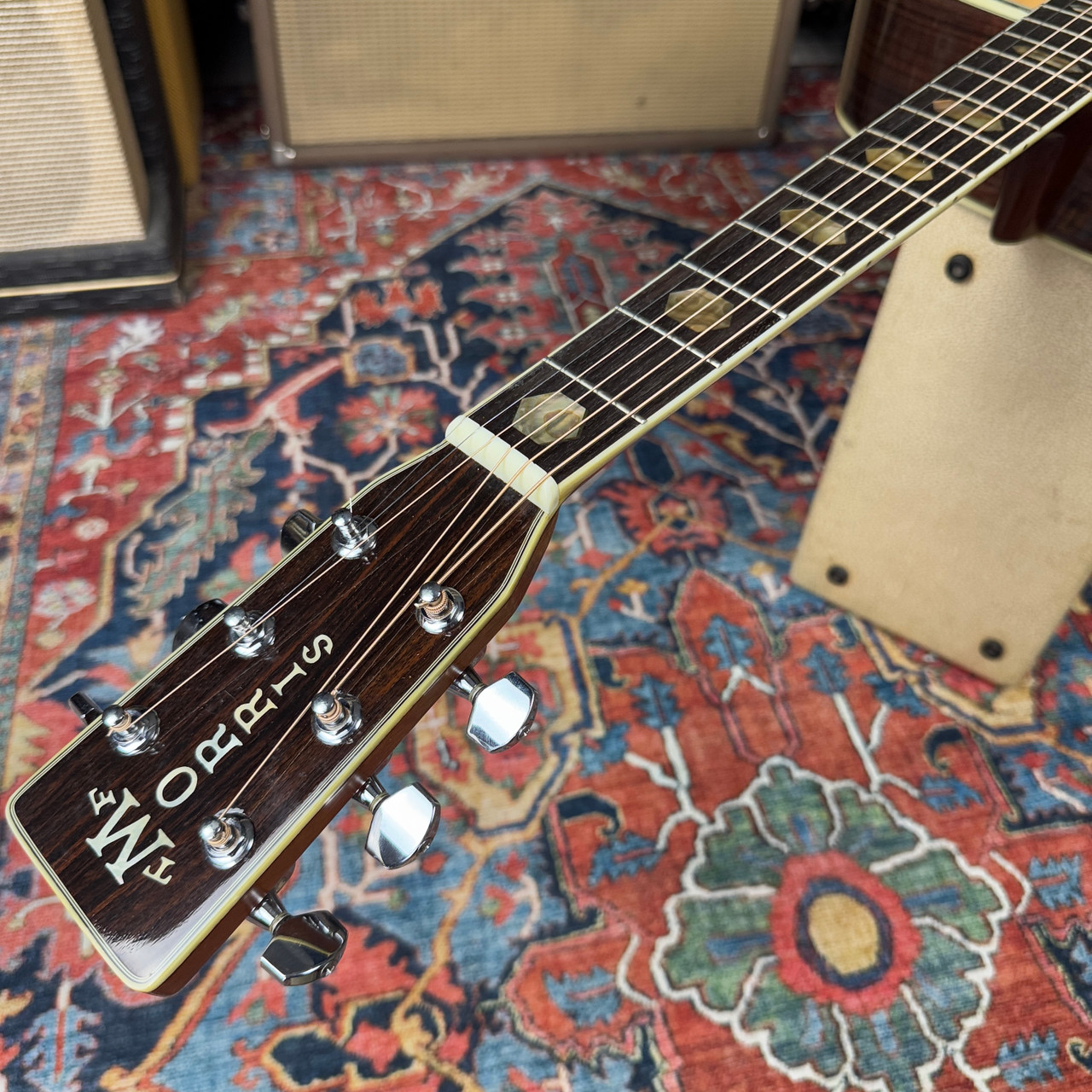 1975 Morris W60 Dreadnought Martin D41 Style w/HSC & Tags