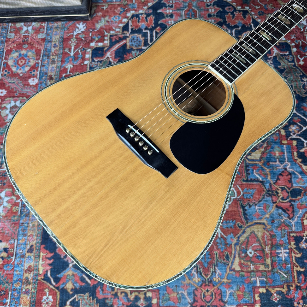 1975 Morris W60 Dreadnought Martin D41 Style w/HSC & Tags