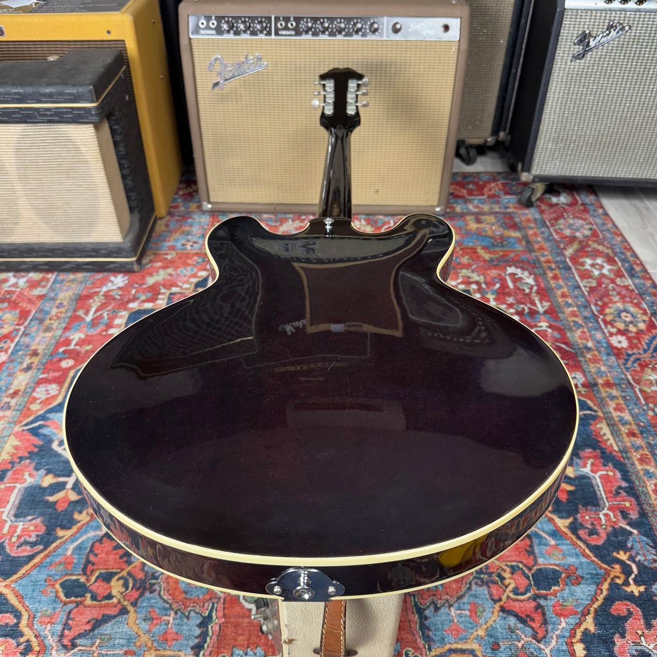 1989 Epiphone Casino Sunburst Pre-Elitist w/ Case Yamano