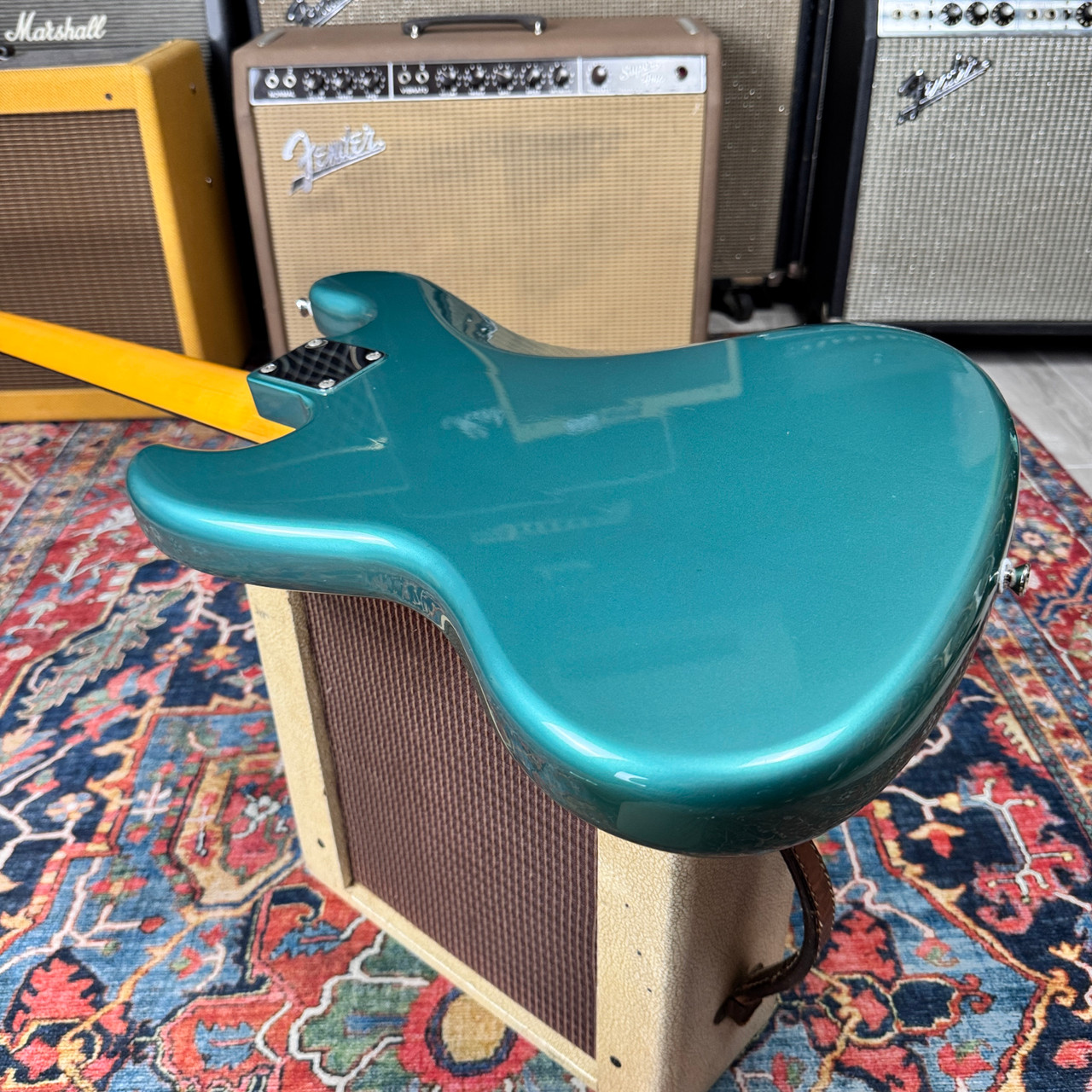 Fender JB-62 75US Vintage Reissue Jazz Bass Ocean Turquoise Metallic