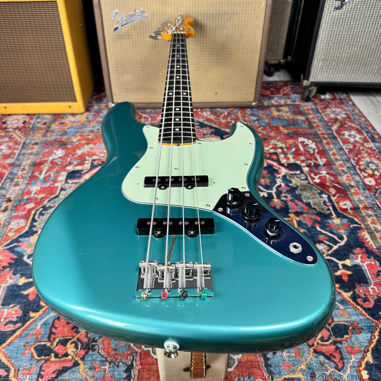 Fender Japan JB62 Ocean Turquoise ジャズベース Fender JB62 '62 Reissue Jazz Bass Ocean Turquoise Metallic