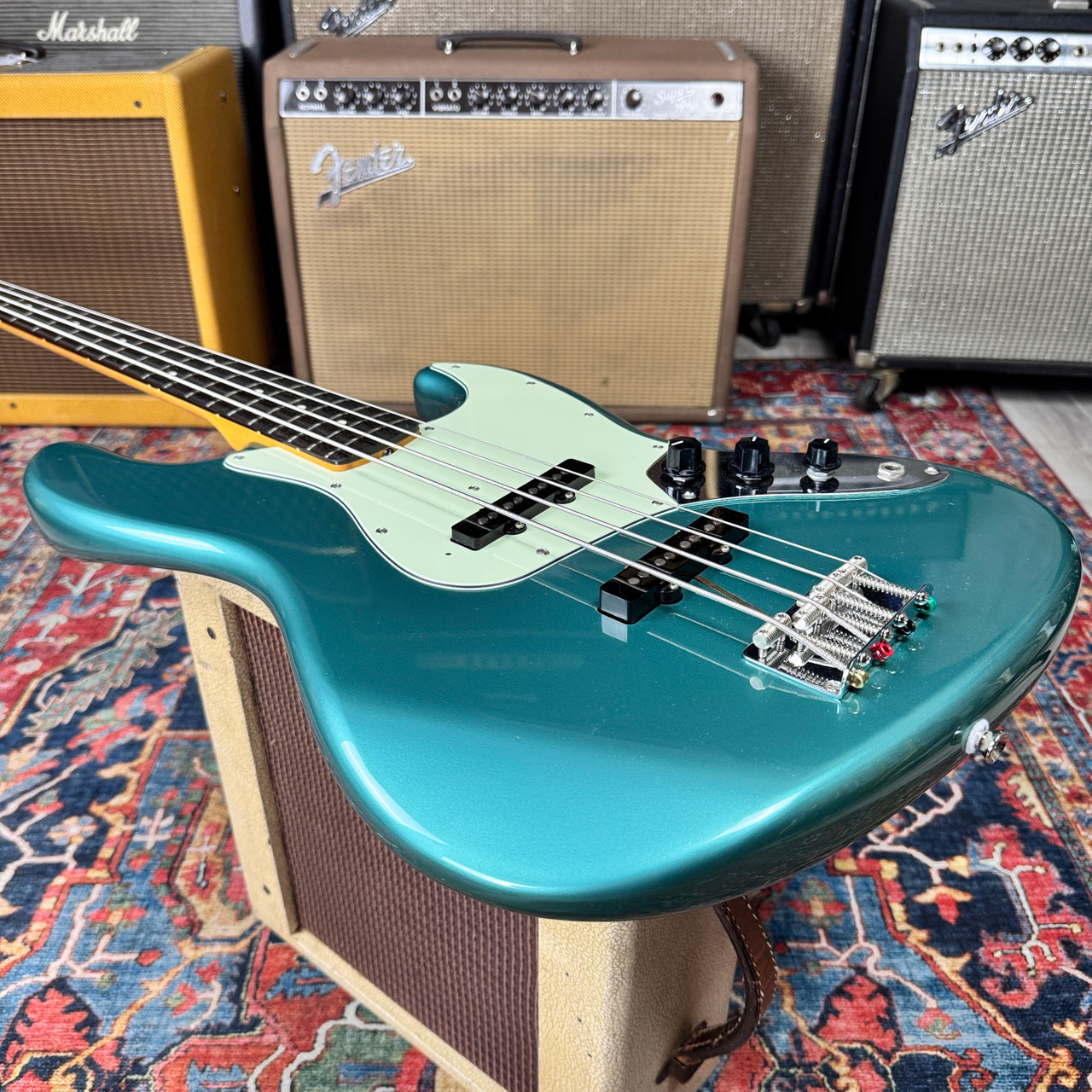 Fender JB-62 75US Vintage Reissue Jazz Bass Ocean Turquoise