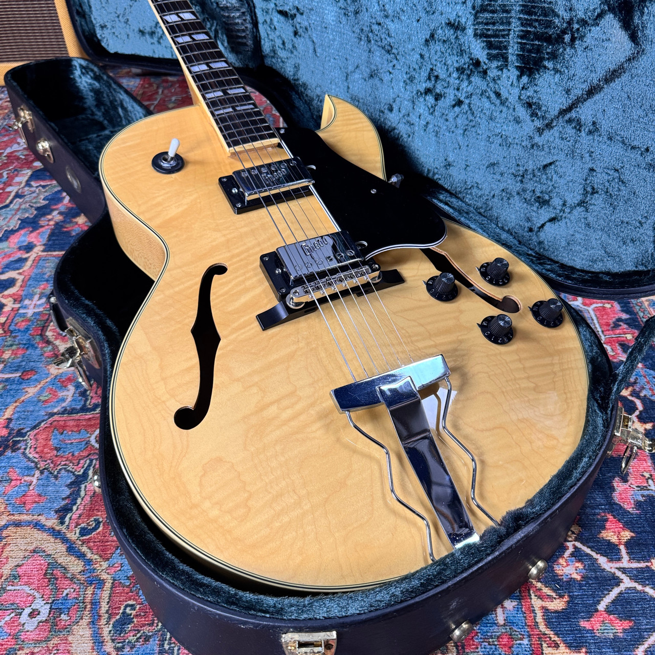 1973 Greco N55 Hollowbody ES175 Type Flame Maple