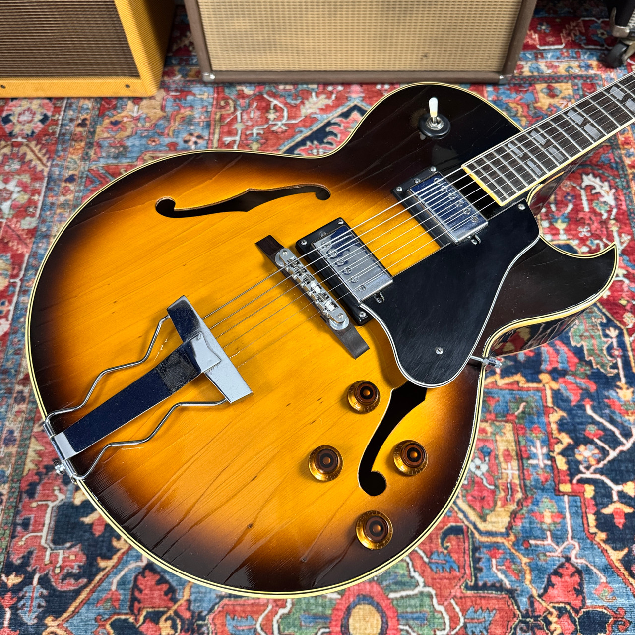 1973年製 Greco S50 ES175 レプリカ（フジゲン製）サンバースト 1973年製 Greco S50 ES175 レプリカ（フジゲン製）サンバースト