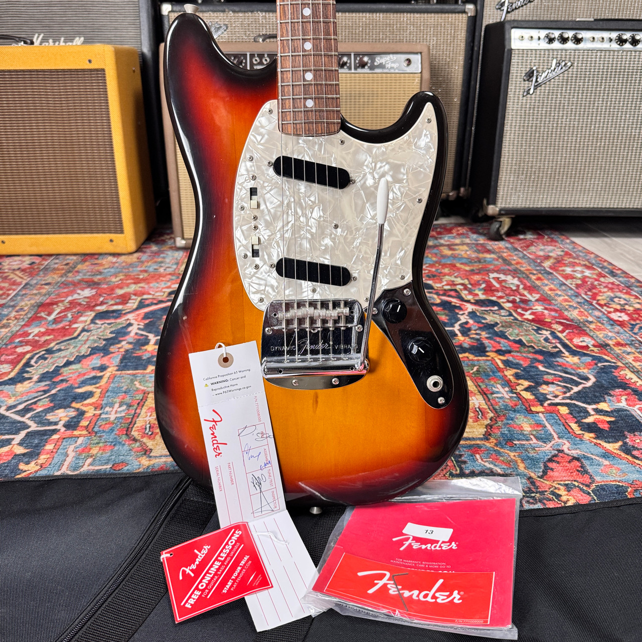 1999 Fender Mustang MG66 Vintage Reissue 3TS