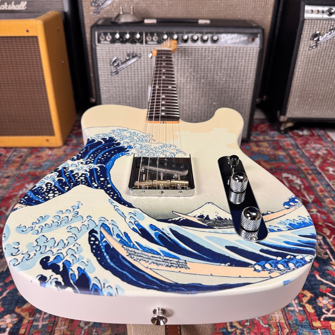 2024 Fender Art Canvas Esquire Hokusai 
