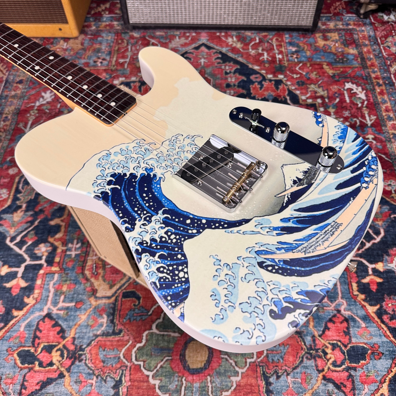 2024 Fender Art Canvas Esquire Hokusai 