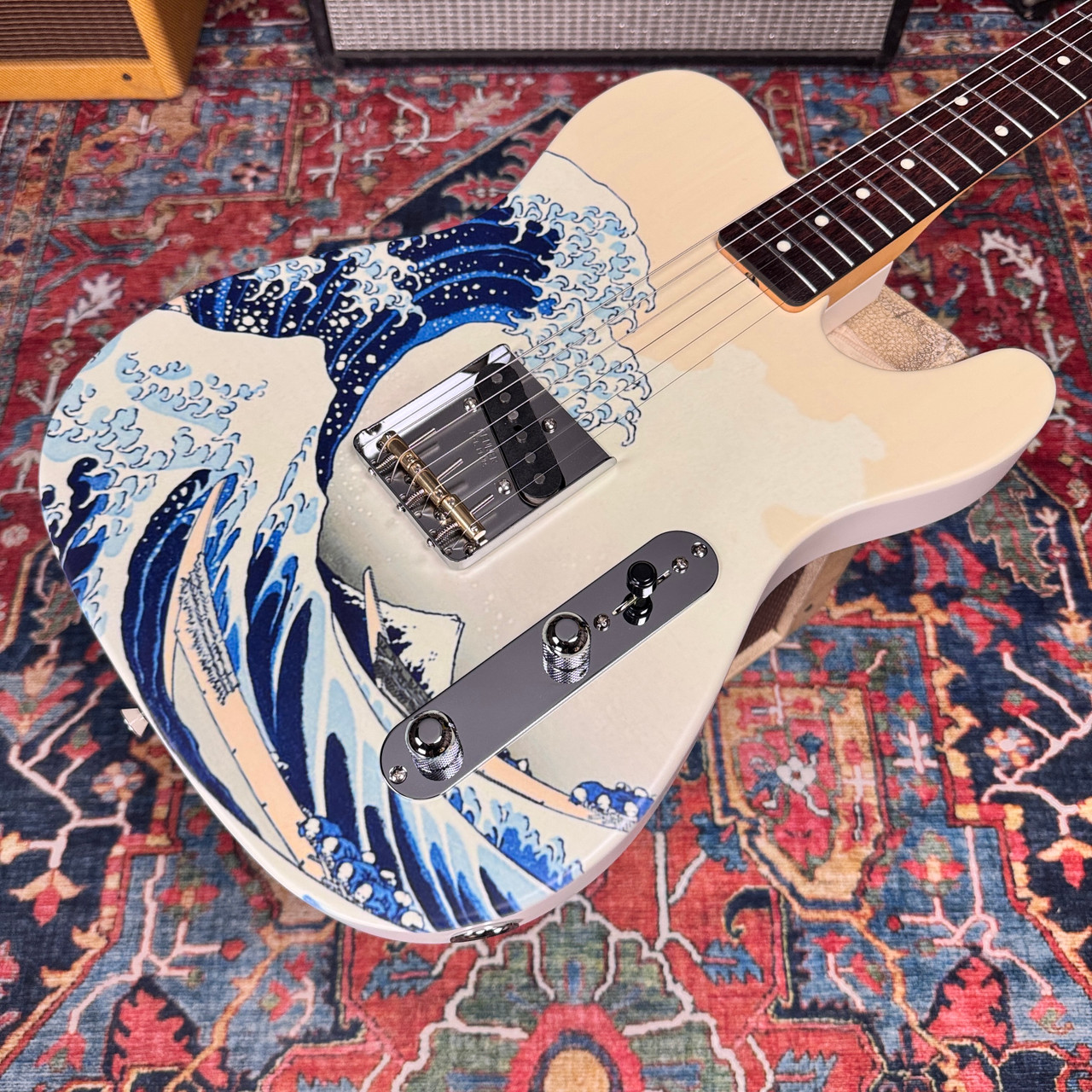 2024 Fender Art Canvas Esquire Hokusai 