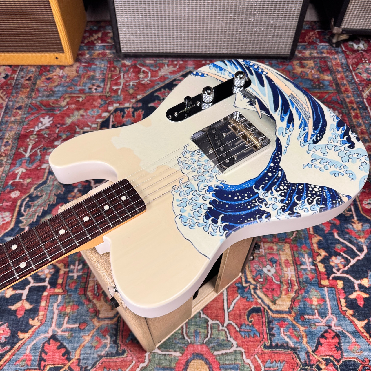 2024 Fender Art Canvas Esquire Hokusai 