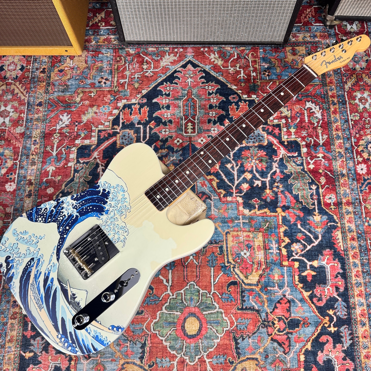 2024 Fender Art Canvas Esquire Hokusai 