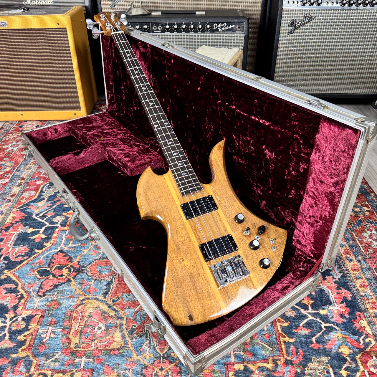 BC Rich Mockingbird Bass USA 1976-77 Longhorn w/Neal Moser EQ