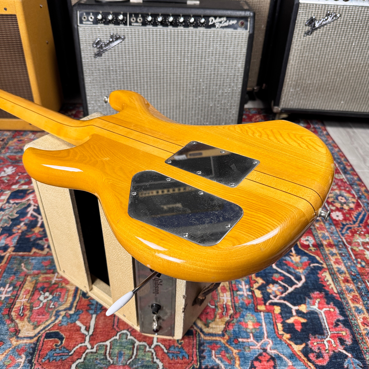 1979 Greco GOII 700 Neck Through Ash Body - Natural