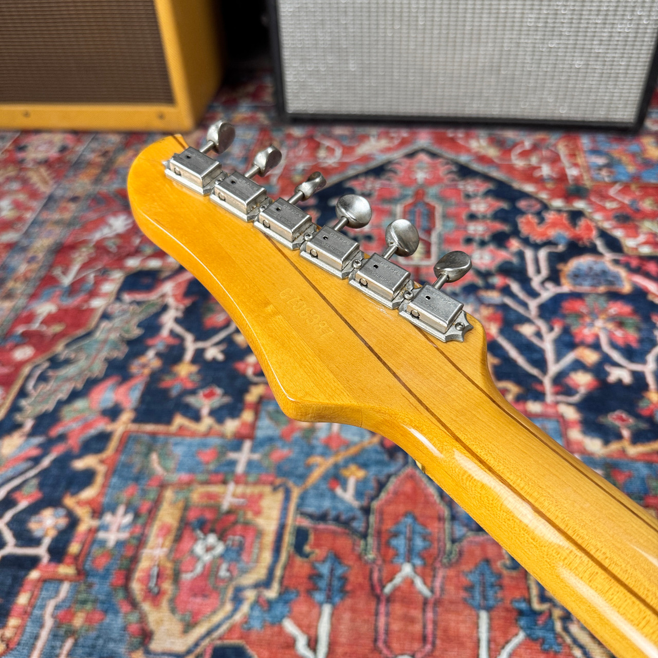 1979 Greco GOII 700 Neck Through Ash Body - Natural