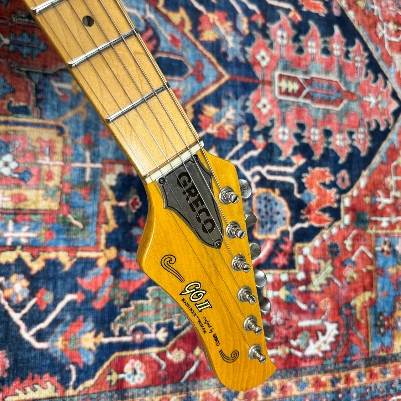1979 Greco GOII 700 Neck Through Ash Body - Natural