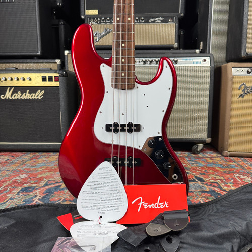 Fender Classic 60's Jazz Bass Vintage Old Candy Apple Red - MIJ 2017