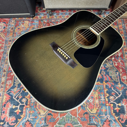 Morris S40 Mahogany Dreadnought w/OHSC - Olive Burst