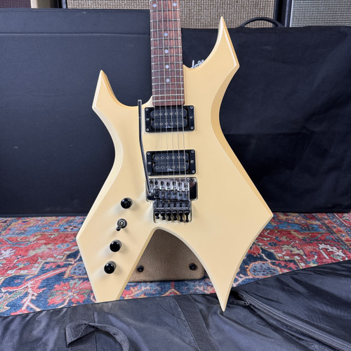 BC Rich Warlock Lefty Model WG801LH White - 1991