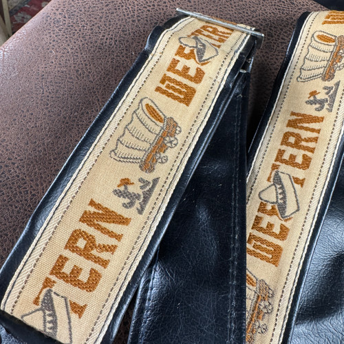 Western Guitar and Bass Strap Metal Buckle